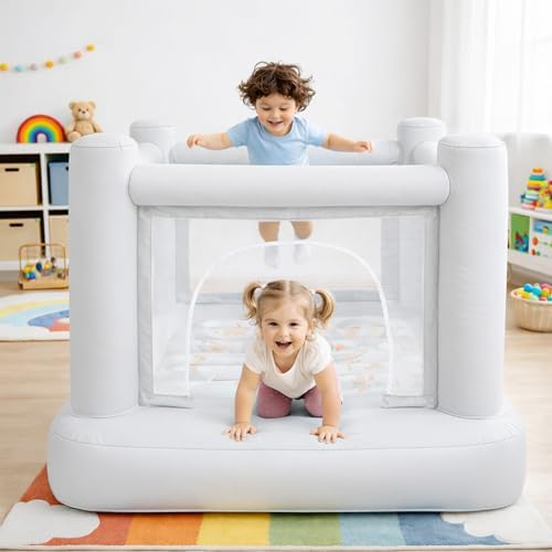 Dream Castle Mini Bounce House, Inflatable Bounce House for Kids 3-6