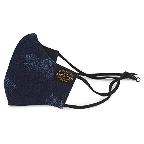 Image of Royal Enfield Garrison Facemask Blue (RLCMAN000005)