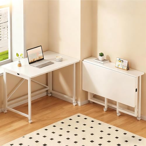 HARRYXUE ܂肽݃fXN PC p\RfXN  ׋ k e[u LX^[t 100×s50cm Qe[u j^[A[Ή gȒP desk qp wK ݑ[N zCg