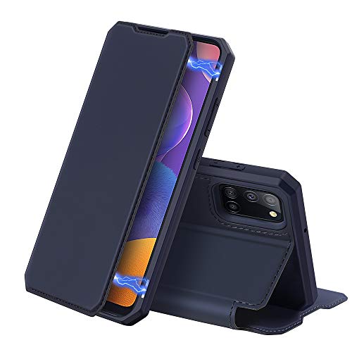 DUX DUCIS Funda para Samsung Galaxy A31, Cuero Premium Cierre Magnético Flip Folio Carcasa para Samsung Galaxy A31 (Azul)