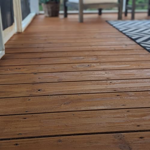 DEFY Essential Semi-Transparent Outdoor Wood Stain and Sealer in One, 1 Gallon, Light Walnut - Wood Sealer Outdoor Waterproof Deck Stain