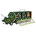 Screst Jouets De Camion De Dinosaure Set De Modèle De Stockage De Stockage Transporteur De Transport De Voiture avec La Lumière De Musique
