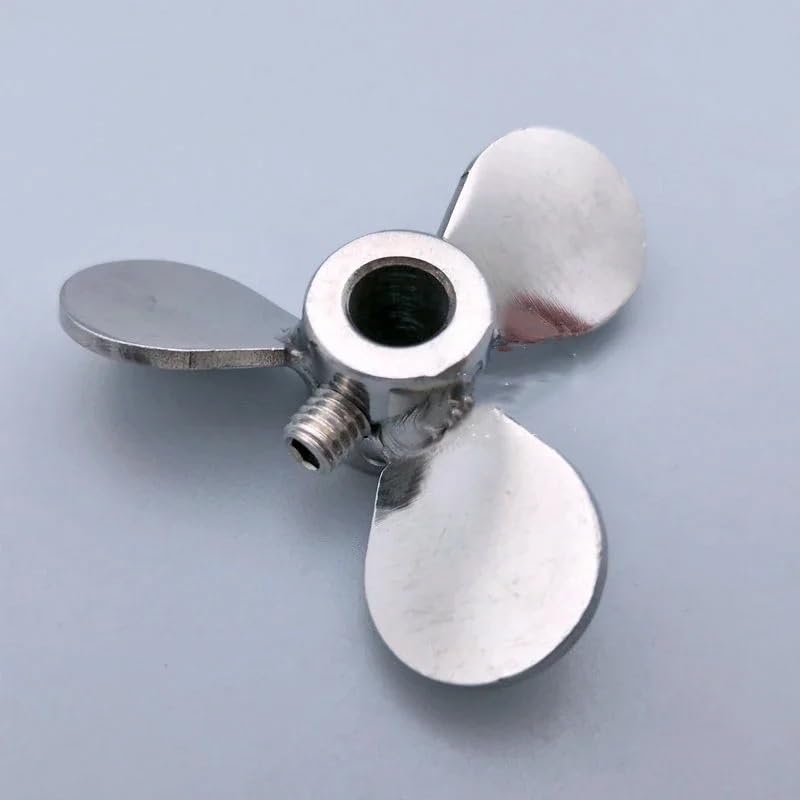 1 hoja agitadora de acero inoxidable de 60 mm a 200 mm | Paleta agitadora de tres hojas accionada por tornillo for mezcladores de laboratorio(150x16mm)