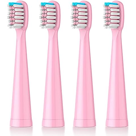 Dada-Tech Kids Electric Toothbrush Replacement Heads for Unicorn Toothbrush - Pink - Pack of 4 Cover