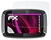 Produktbild atFoliX Glasfolie kompatibel mit TomTom Rider 40/400 / 410 Panzerfolie, 9H Hybrid-Glass FX Schutzpanzer Folie