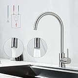 【Einfache Installation】: Die drei Wassereinlassrohre wurden vor dem Verlassen des Werks an den Wasserhahn angeschlossen und sind mit Farb- und Führungsetiketten ausgestattet, die die Installation intuitiver und einfacher machen. Wir geben 2 Jahre Garantie auf das Produkt, bei weiteren Fragen kontaktieren Sie uns bitte