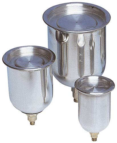 Depósito de Aluminio 500 CC cilíndrico para almacenamiento de fluidos y aceites de motor