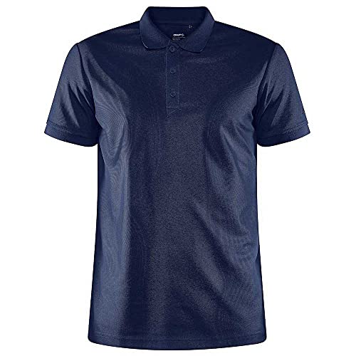 Craft Core Unify Poloshirt fĂĽr Herren, blau, XS