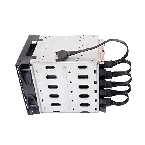 Rgeek Sata Power Splitter Cable, 15 Pin Sata To 5 Sata Power Splitter Cable Apply For Hdd、Ssd、Optical Drives Sata Power Cable -24 Inches #TOP3