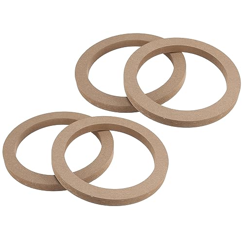 Anneaux d'espacement 6,5 pouces en bois pour éliminer les vibrations de haut-parleur auto