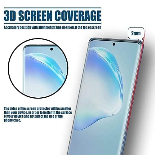 Image of BLACKSHEEP Military-Grade Full Glue Tempered Glass Screen Protector for Oppo Reno 15 5G Edge-To-Edge Protector Full Screen Coverage With Easy Installation Kit, Black (Pack of 1) (Lava Agni 2 5G)