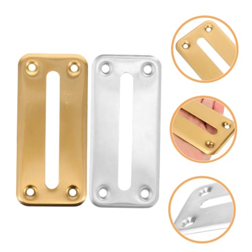 2 piezas accesorio ranura para caja de dinero de acero inoxidable miniatura 6