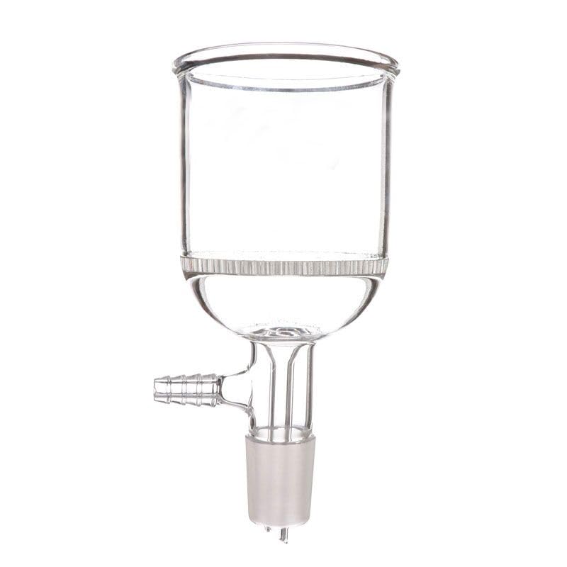 Glas Buchner Trichter Labor Glas Saugfilter Trichter mit Glasloch Filterplatte Kaliber 24mm 30 60 100 250 500 1000ml 1/PK(60ml)