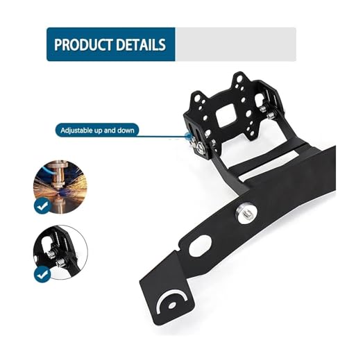 Support téléphone moto d'angle réglable pour plaque de navigation BMW K1200