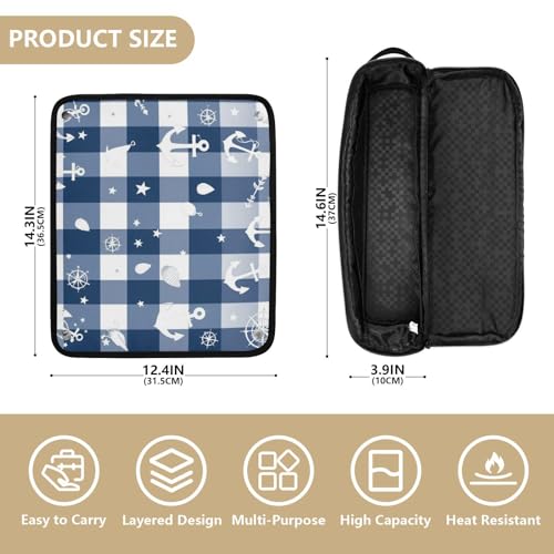 Bolsa de viaje 2 en 1 para plancha y rizador de cabello miniatura 4