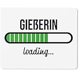 JUNIWORDS Mauspad Mousepad, Gießerin Loading (6198430)