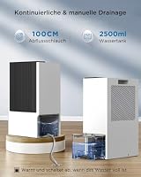 EasyAcc Luftentfeuchter mit Trockner 3L/Tag/Leise 30dB/24H Effizienter – Ansicht 5