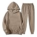 Girls Sweatsuit 2 Piece Outfits - Hoodie Sweatshirts and Sweatpants with Pockets Fall Winter Fashion Jogger Sets
