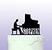 Produktbild personalisierbar Pianist Tortenaufsatz Custom Tortenaufsatz, für junge Mädchen Party Geburtstag Geschenk für Damen Herren Geburtstag Party Dekorationen Gastgeschenken Topper
