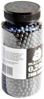 Bulldog High Pro Grade 6mm 0.20g BLACK Medium Weight BB Pellets x 2000