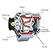 Aumzong High Output Alternator Compatible with 2012-2023 Jeep Wrangler & Gladiator 3.6L 12V 160A 6-Groove Pulley Replacement #56029597AA