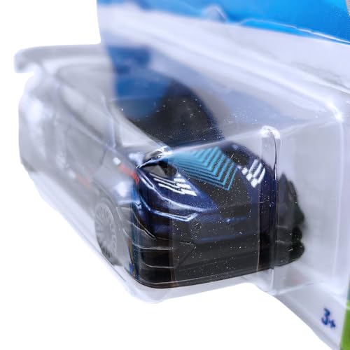 Image of Hot Wheels 1:64 Scale Ford Mustang Mach-E 1400 HW EV Ages 3 Years and Up 8 /250 (Blue)
