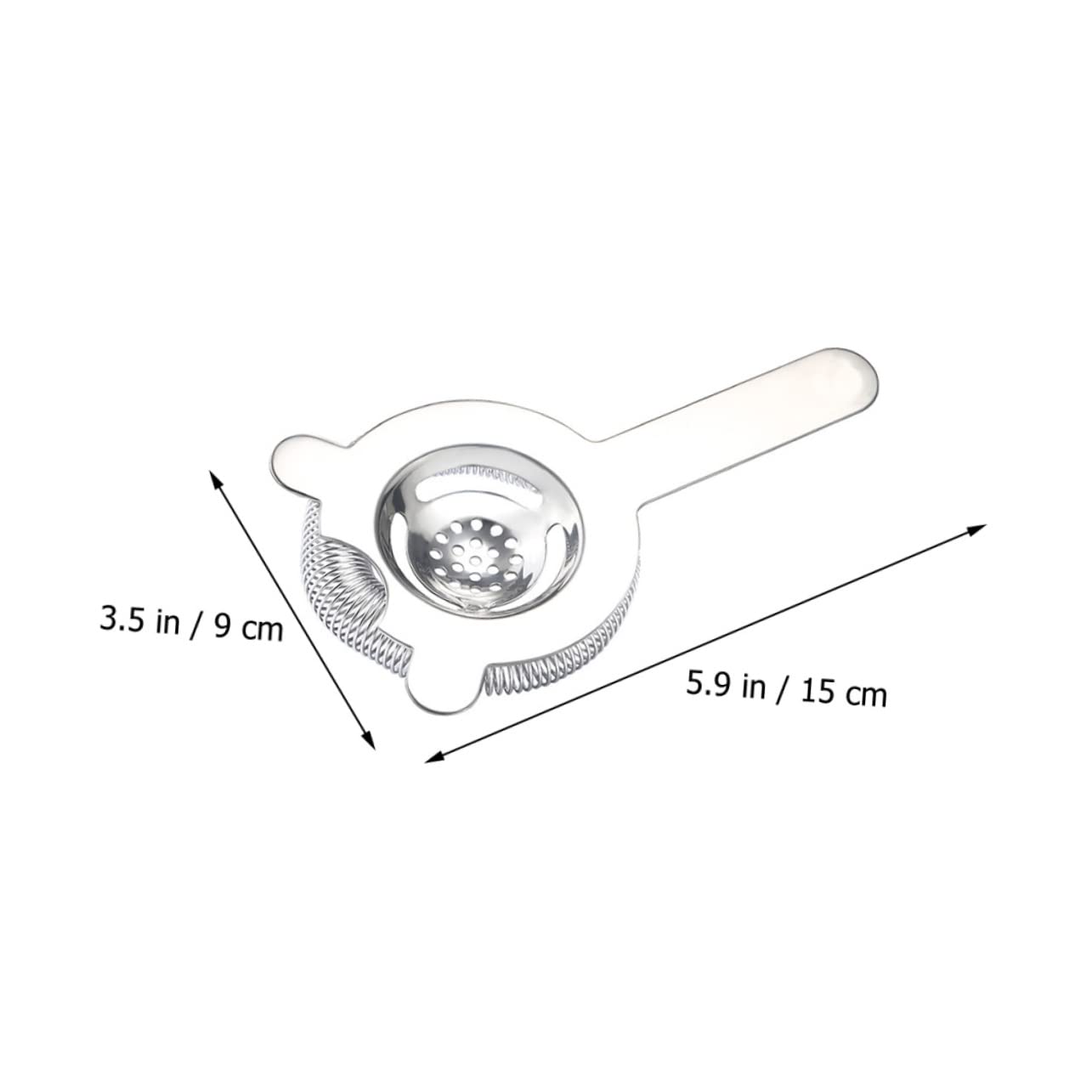 ABOOFAN 3 Piezas Colador de Cóctel Profesional Inoxidable Resistente para Bebidas y Hielo Accesorio de Bar para Mezclas y Cócteles