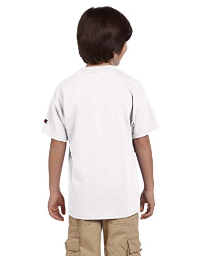 Champion Youth 6.1 oz. Tagless T-Shirt, White, XL2
