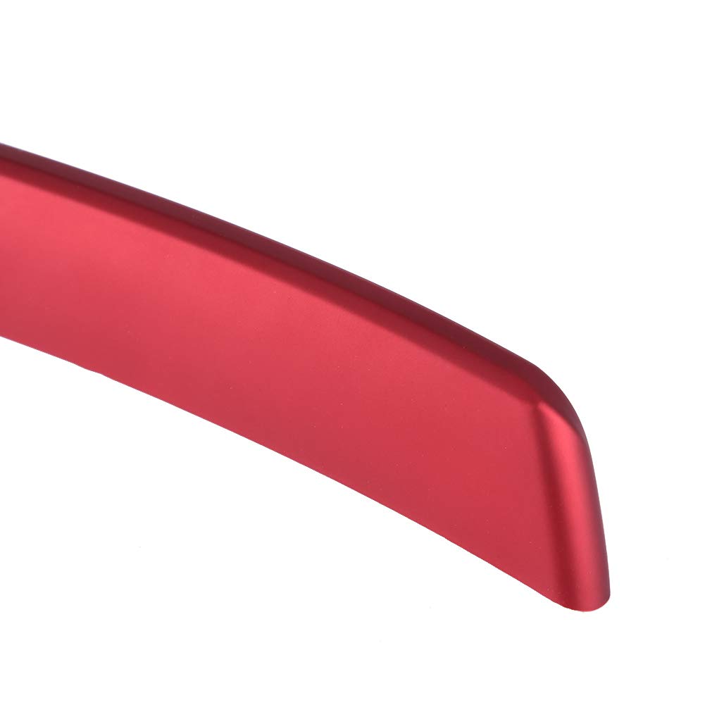 BRRNOO Elegante Rivestimento della Copertura della Griglia a Forma di V in ABS Rosso per 2017 2018 Installazione Semplice e