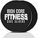 Iron Core Fitness 2 x Dual Sided Gliding Discs Core Sliders Ultimate Core Trainer- Gym Home Abdominal Total Body Workout Equipment. Use on ALL surfaces. (Cobalt Black)