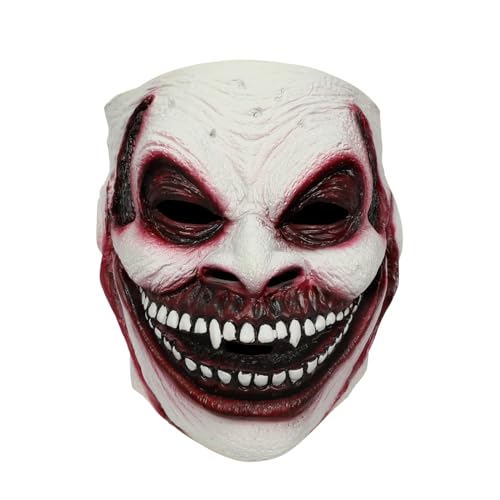 SINSEN The Fiend Bray Wyatt Mask Scary Demon Face Mask with Elastic Band Realistic Halloween Cosplay Costume Props for Adults