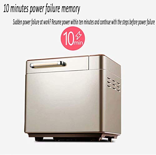 RZiioo Automatische Brotbackmaschine Toasterhersteller aus Edelstahl 800W Mehrzweckprogrammierbar 25 Menüeinstellungen… – Bild 3