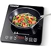 AMZCHEF Plaque Induction, Plaque à Induction, 20 Réglages De