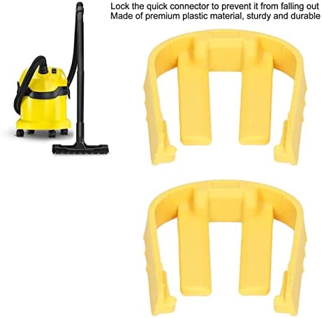 Garosa 2pcs Pressure Washer Quick Connector Buckle Car Washer C Clip Replacement Part for Karcher K2 K3 K7 (Yellow)