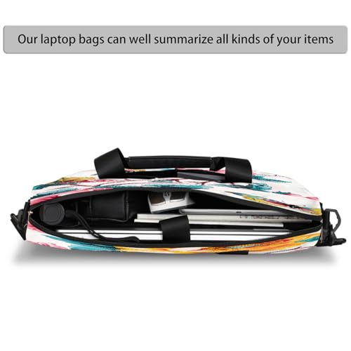 Bolso floral para laptop de 16 pulgadas impermeable miniatura 4