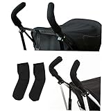 Vaguelly Cubiertas De Manillar para Carritos De Ajustables y para Modelos De Silla De Paseo Tipo Paraguas