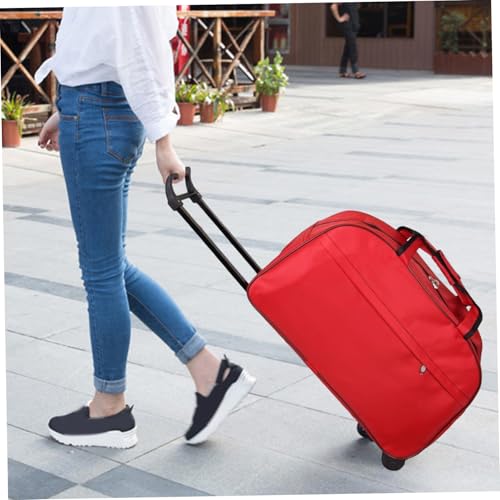 Duffle Bag with Wheels and Handle, 20.5x12.6x9.5 Inch Waterproof Travel Bag, Large Capacity for Men, WomenDuffle with Wheels2