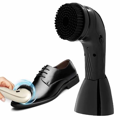 Cireuse De Chaussures Électrique Domestique Multifonctionnelle, Machine De Cirage De Chaussures Électrique Pour Nettoyeur De Cuir Avec Chargement USB Et 6...