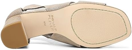Donald Pliner Women's Perra Suede Heeled Sandal, Light Taupe, 8 | Image 3