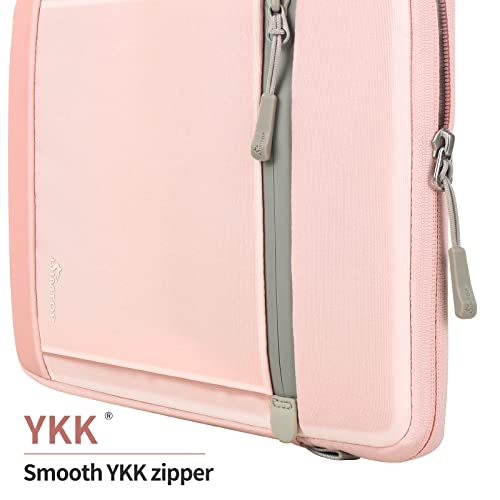 SIMTOP Tablet Tasche 11 Zoll, Tragetasche mit Schultergurt Kompatibel ipad air 2022 ipad pro 11 Tasche Made of Polyester Reißverschlusstasche Umhängetasche für Tablets Rosa