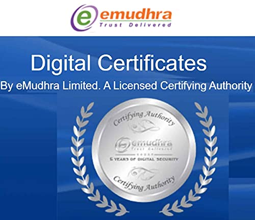 Image of eMudhra Class-3 Organization (Only Signature), Digital Signature Certificate (Dsc) For 2 Years