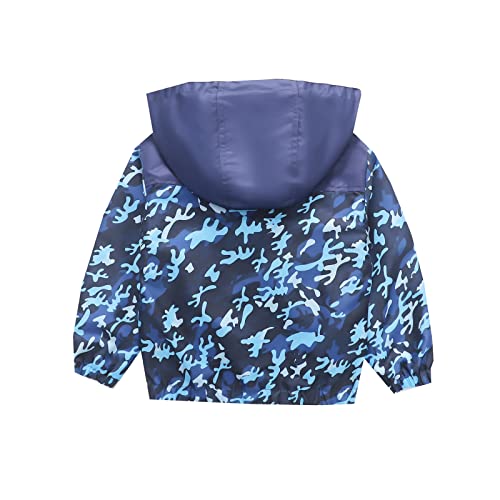 Toddler Baby Boys Girls Jacket Long Sleeve Fall Coat Thin Jacket Casual Zip Hooded Jacket2