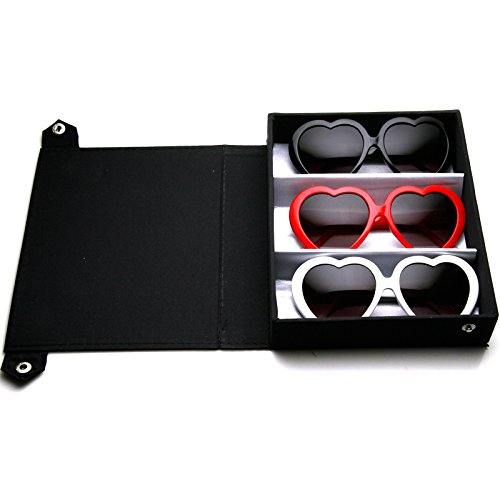 Image of zeroUV Oversized Heart Shaped Sunglasses UV400 Cute Trendy Love Fashion Eyewear for Women 52mm