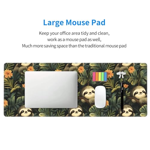 Grand tapis de souris de jeu de haute précision à bords cousus - 5