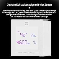 Thermalright TR Phantom Spirit 120 Digital SNOW CPU Luftkühler, 7 Heatpipes CPU Kühlung, Dual 120mm PWM Lüfter, Unterstützung für AM4/AM5/Intel lga1700/115X/1200/1851,Computer Kühler – Ansicht 5