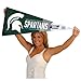 College Flags & Banners Co. Michigan State Spartans 2025 March Basketball Madness Pennant Flag
