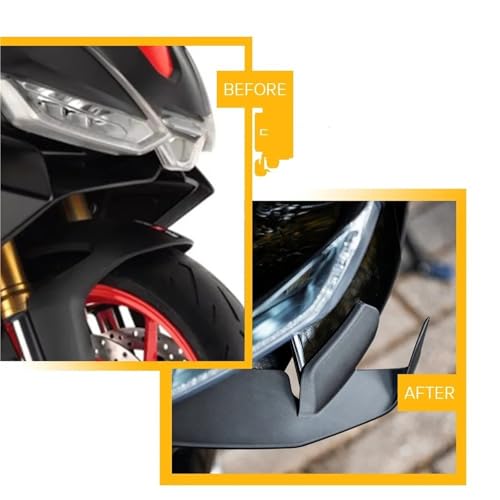 Aileron moto pour RS660 2020-2024 déflecteur noir de force d'appui - 3