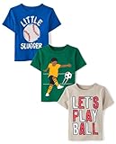 The Children's Place,Baby Boys,and Toddler Sports Short Sleeve Graphic...