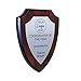 Full-Color Metal Shield Plaques. Include your Personal Logo or Photo and Custom Text (6 x 8