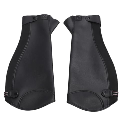 Demi-Chaps d'Équitation Protège-Tibia en Microfibre Équestre pour Adulte 3XL - 3